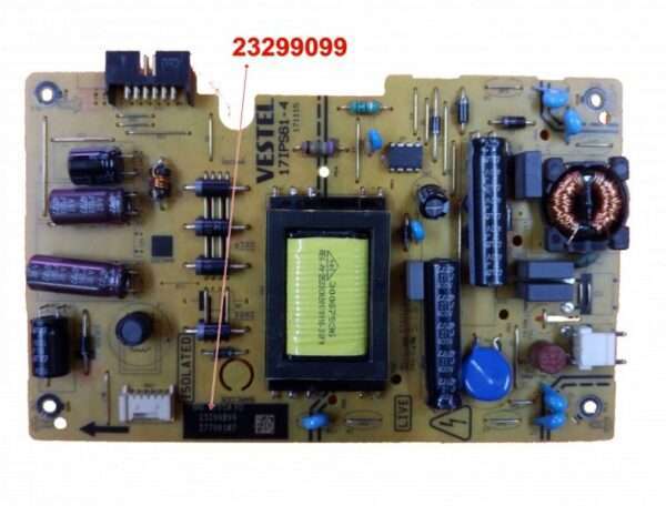 17IPS61-4, 23299099, VESTEL 22FA5100P, POWER BOARD
