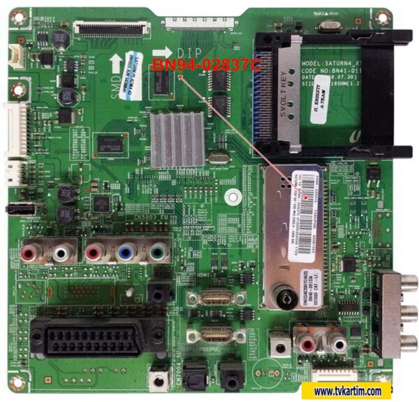BN94-02837C, BN94-02837D, BN41-01180B ,Samsung PS50B430P2W
