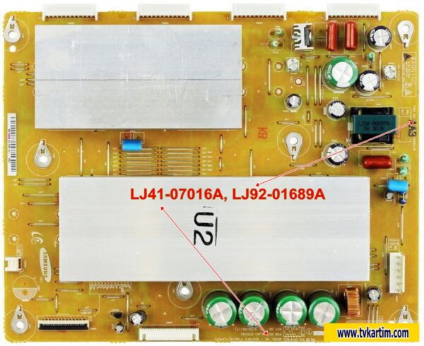 LJ41-07016A, LJ92-01689A ,PS50B430P2W Z SUS BOARD, 50U-UF2 Y