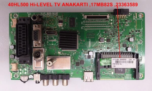 40HL500 Hi-LEVEL TV ANAKARTI ,17MB82S ,23363589