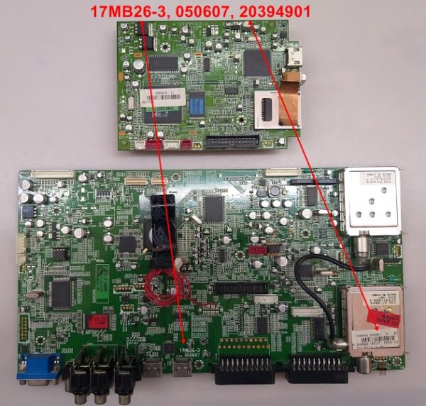17MB26-3, 050607, 20394901,VESTEL PIXELLENCE 42822 42 LCD