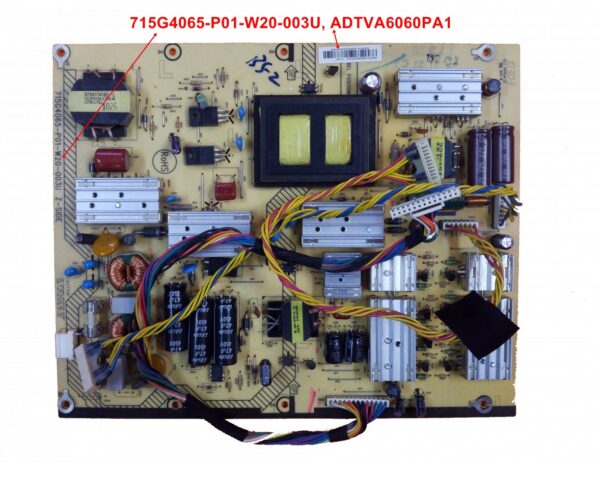 715G4065-P01-W20-003U, ADTVA6060PA1, Sharp LC-32LE320E POWER