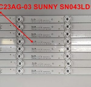 MY43D04-ZC23AG-03 SUNNY SN043LD17AT013 S2F LED BAR