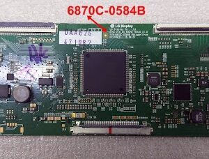 6870C-0584B, V16_43_49UHD_TM120_v1.0, T-CON BOARD