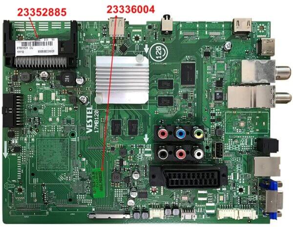 17MB120,23352885, 23336004, Philips 55PUS6031/12, Main Board