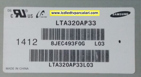 SSL320-OD3A , SSL320_0D3A REV0.1 , SSL320-0D3A ,LTA320AP33 - Görsel 3