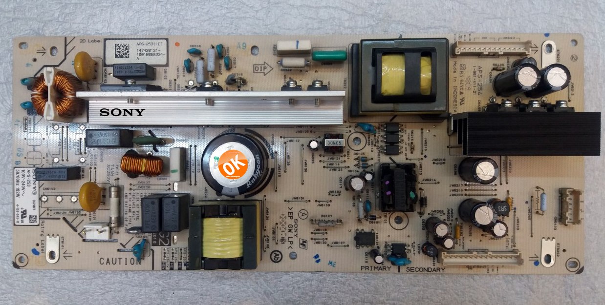 APS-254 . 1-881-411-21 . APS-253 ID SONY POWER