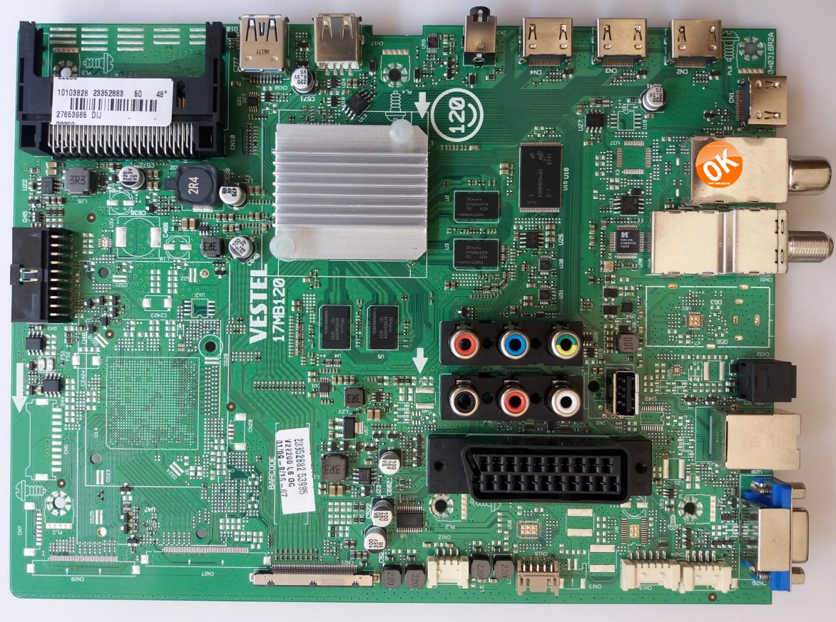 17MB120 , 23352883 , 23352882 REGAL 48R6080U 48 ANAKART