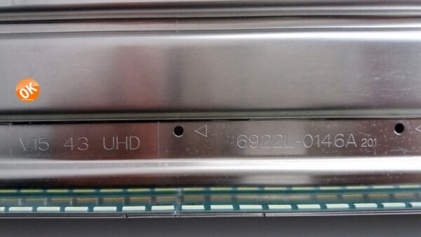 6922L-0146A V15 43 UHD , LG LC430EGG PANEL LEDı