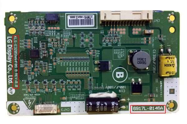 6917L-0146A, KLS-E320SNAHF06 B REV:0.0, LED DRıVER