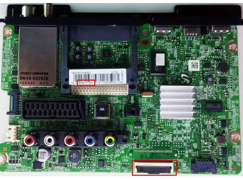 BN94-07136H , BN41-02098A, BN41-02098 , UE40H5070AS ANAKART