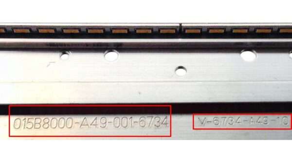 015B8000-A49-001-6734, V-6734-A49-10 ,TPT420H2-LE5 ,LED BAR