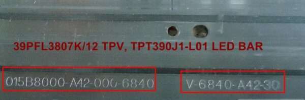 V-6840-A42-30 , 015B8000-A42-000-6840 ,TPT390J1-L01 LED BAR