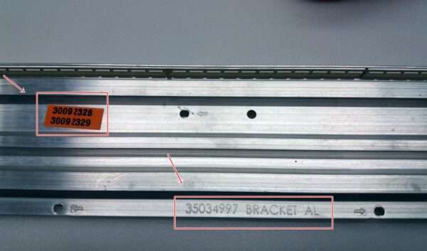 35034997 BRACKET AL, 17ELB49ULR2, 7020PKG 68EA L-Type r-type