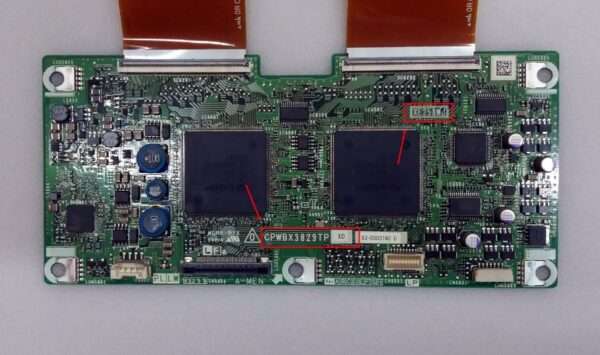 CPWBX3829TP , XE258WJ , SHARP , Logic Board , T-con