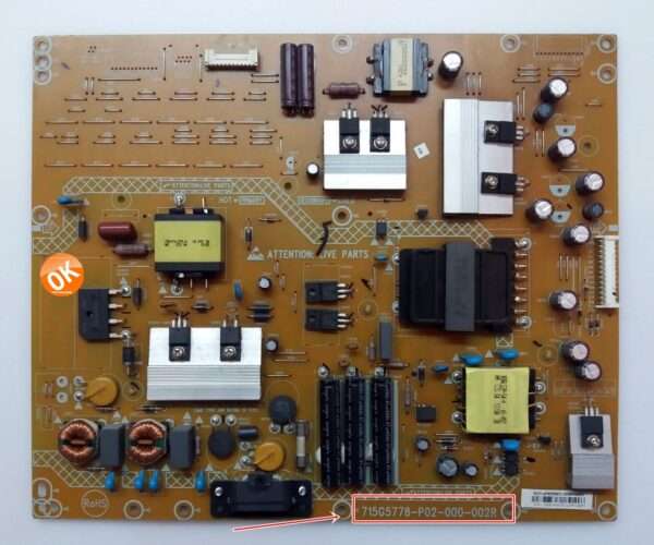 715G5778-P02-000-002R ,42PFL3208K/12 POWER BOARD, 42PFL3108