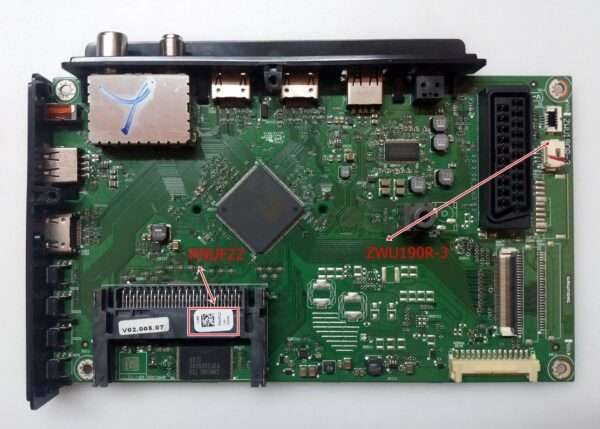 ZWU190R-3 , RNUFZZ , A43L 5740 4B ANAKART MAINBOARD