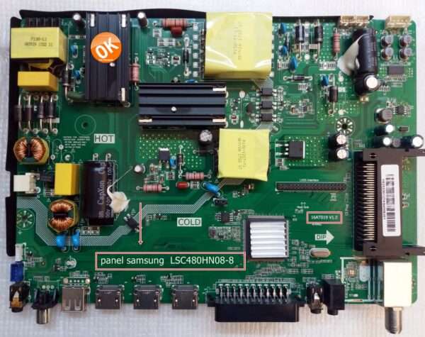 16AT019 V1.0 PANEL LSC480HN08-8 , SUNNY SN048LD019-S2F MAIN