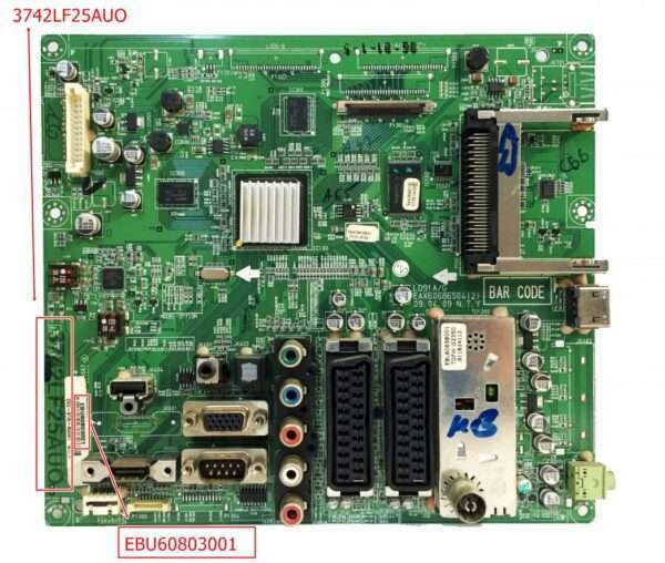 EAX60686904, (2), EBU60803001,3742LF25AUO , LG 42LF2500