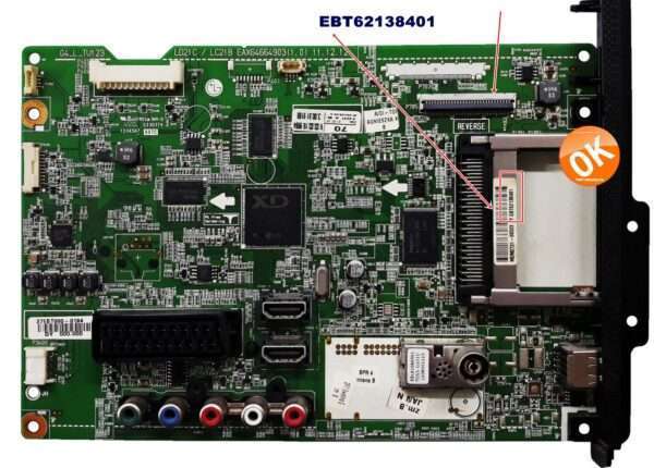 EAX64664903( 1.0 ) , EBT62138401 , LG 32LS3500 , MAIN BOARD