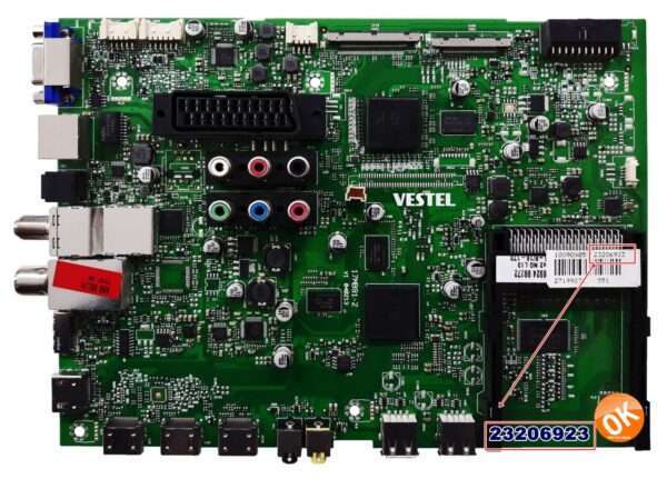 23206923, 17MB91-2, VESTEL SMART 65PF7575 ANAKART