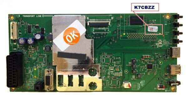 VTY190R-6, K7CBZZ, Arçelik, MAIN BOARD