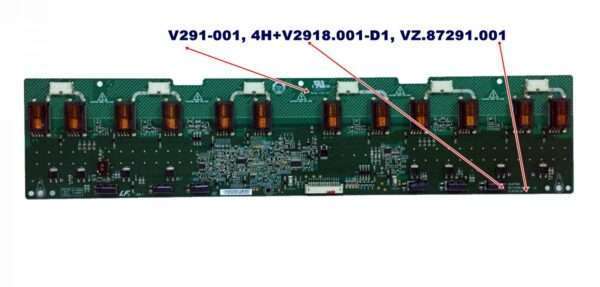 V291-001, 4H+V2918.001-D1, VZ.87291.001