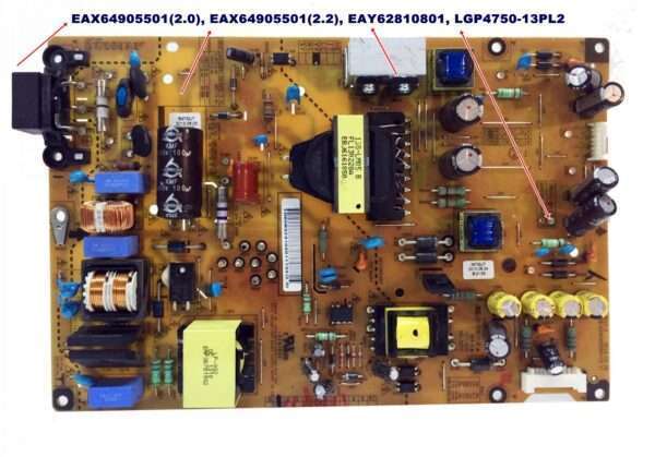 EAX64905501 2.0 EAX64905501 2.2 , EAY62810801, LGP4750-13PL2