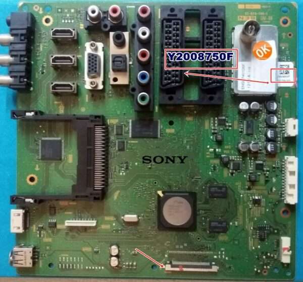 1-881-019-32 ,KDL-46EX402 ANAKART , A-1767-672-A , Y2008750F