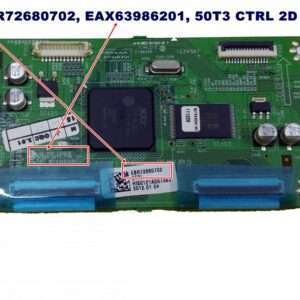 EBR72680702, EAX63986201, 50T3 CTRL 2D, PDP50T3, PDP50T30010