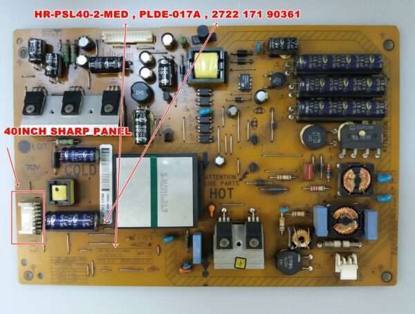 HR-PSL40-2-MED , PLDE-017A , 2722 171 90361 ,40PFL5602H-12