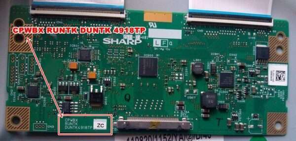 CPWBX RUNTK DUNTK 4918TP ZA ZC ,DUNTK4918TP ,LK400D3LB83