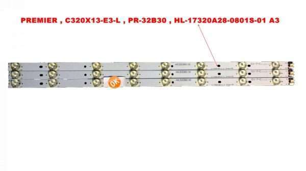 PREMIER , C320X13-E3-L , PR-32B30 , HL-17320A28-0801S-01 A3