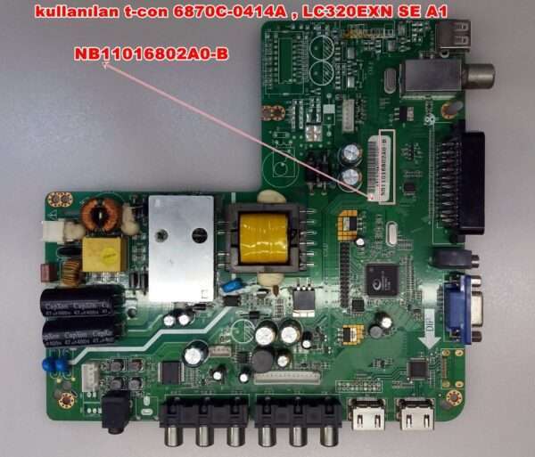 NB11016802A0-B , 2PE5882-1 ,32inç LGPANEL